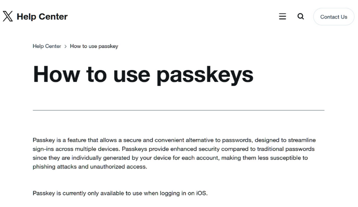 安远苹果维修店铺分享iOS用户如何通过通行密钥(Passkey)登录 